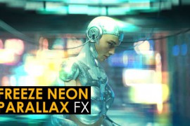 Freeze Neon Parallax Effects | Premiere Pro 45706386