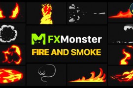 Fire And Smoke Elements | DaVinci Resolve 51000293