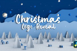 Christmas Snow Logo Reveal 49800624