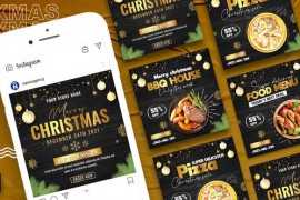 Food Restaurant Christmas Sale For Premiere Pro 41956206