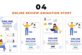 Review Concept Flat Design Character Instagram Story 48657828