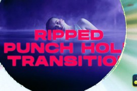 Ripped Punch Hole Transitions | DaVinci Resolve 50929607