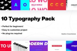 10 Wonderful Typography Pack | Afrer Effects 42711482