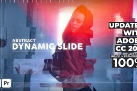 Abstract Dynamic Slide // Premiere Pro Template 47440674