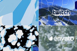 New Year Ice Logo for Premiere Pro 49598641