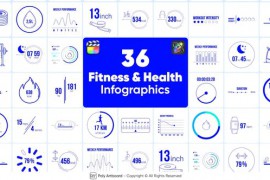 Fitness & Health Infographics For Final Cut Pro X 49834558