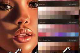 50+ Skin & Painting Portraits Swatches for Procreate