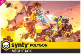 Free Download:Unity Assets POLYGON – Mech Pack – Low Poly 3D Art by Synty v1.2.1