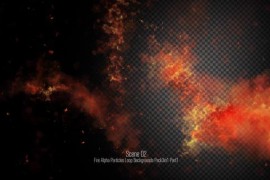 Fire Alpha Particles Loop Backgrounds Pack 3in1 Part01 38405003