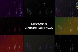Hexagon Animation Pack for DaVinci Resolve 50484070