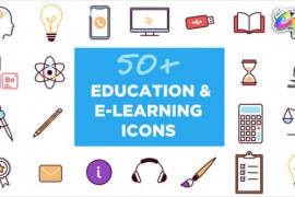 Animated Icons for Education and E-learning for FCPX 51033049