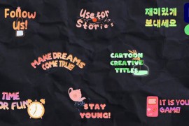 Cartoon Creative Titles for Premiere Pro 51653043