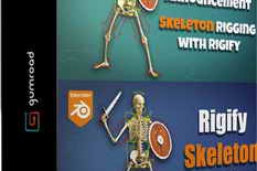 Gumroad – Rig a Skeleton with Blender and Rigify