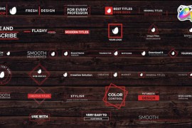 Minimal Modern Titles Pack for FCPX 47575599