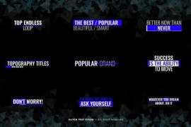 Glitch Text Titles | AE 51975802