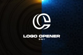 2 in 1 Technology Logo Opener 42925345