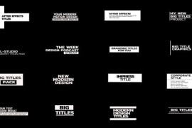 Creative Big Titles | FCPX & Apple Motion 45421856