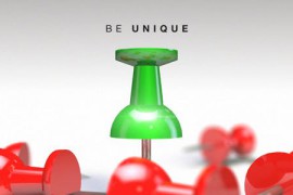 Be Unique Logo Reveal - Pushpin 15019430