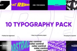 10 Trendy Typography Pack | After Effects 43074882
