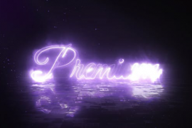 Electric Neon Logo Animation 52801550