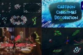 Cartoon Christmas Decoration Effects | After Effects 42152786