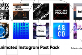 10 Animated Instagram Post Pack | After Effects 45791035