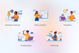 Business Startup - Blue and Yellow People Concepts 45695732