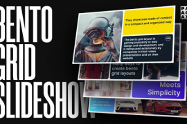 Bento Grid Slideshow // Pr 52240175