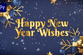 Happy New Year Wishes (MOGRT) 49498925