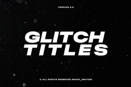 Glitch Titles _After Effects 45179390