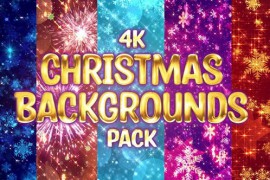 4k Christmas Backgrounds Pack 40100000