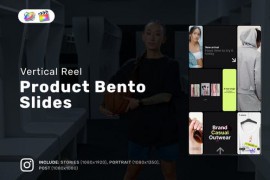Product Bento Slides Vertical Reel for FCPX 52107965