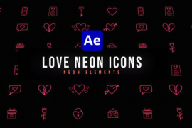 Love Neon Icons 47251799