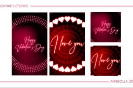Happy Valentines Day Greeting Card + Stories 43119920