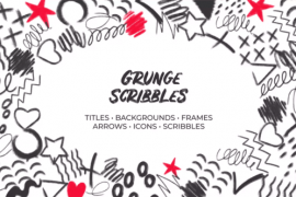 Grunge Scribbles. Hand-Drawn Pack 32489881
