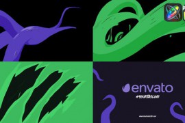 Anime Tentacles Logo Opener for FCPX 50823956