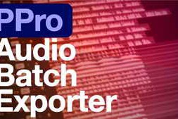 Free Download:Aescripts PPro Audio Batch Exporter v1.0.0