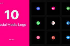 Social Media Logo for Premiere Pro Vol. 02 45508955