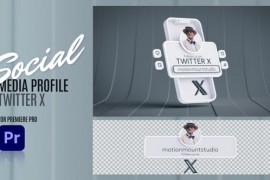 Social Media Profile Twitter X - Premiere Pro 48503429