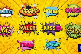 Comic Bubbles | Editable Cartoon Titles 43233609