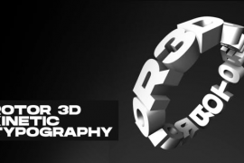 Rotor 3D Kinetic Typography 39869096