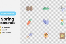 Spring Icon Animated Pack 52153157