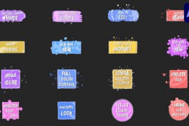 Cartoon Lower Thirds | After Effects 50725769