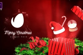 Christmas Gift Box Logo Reveal 42165107