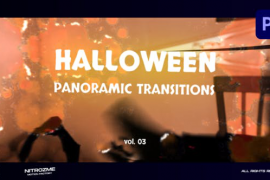 Halloween Panoramic Transitions Vol. 03 for Premiere Pro 48475071