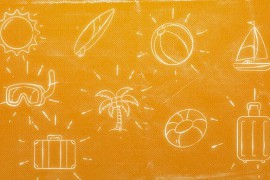 Doodle Scribble Summer Beach Tropical Elements 51824327