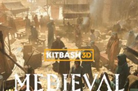 [3D Materials] KitBash3D - Medieval Market [3ds Max | Blender | Cinema 4D | Houdini | Maya | Unity |