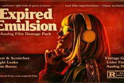 Free Download:Expired Emulsion Overlays Analog Film Damage Pack For DaVinci Resolve 63033803