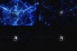 Explosion Particles Logo 45390178