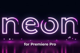 Neon Text Logo 45710873